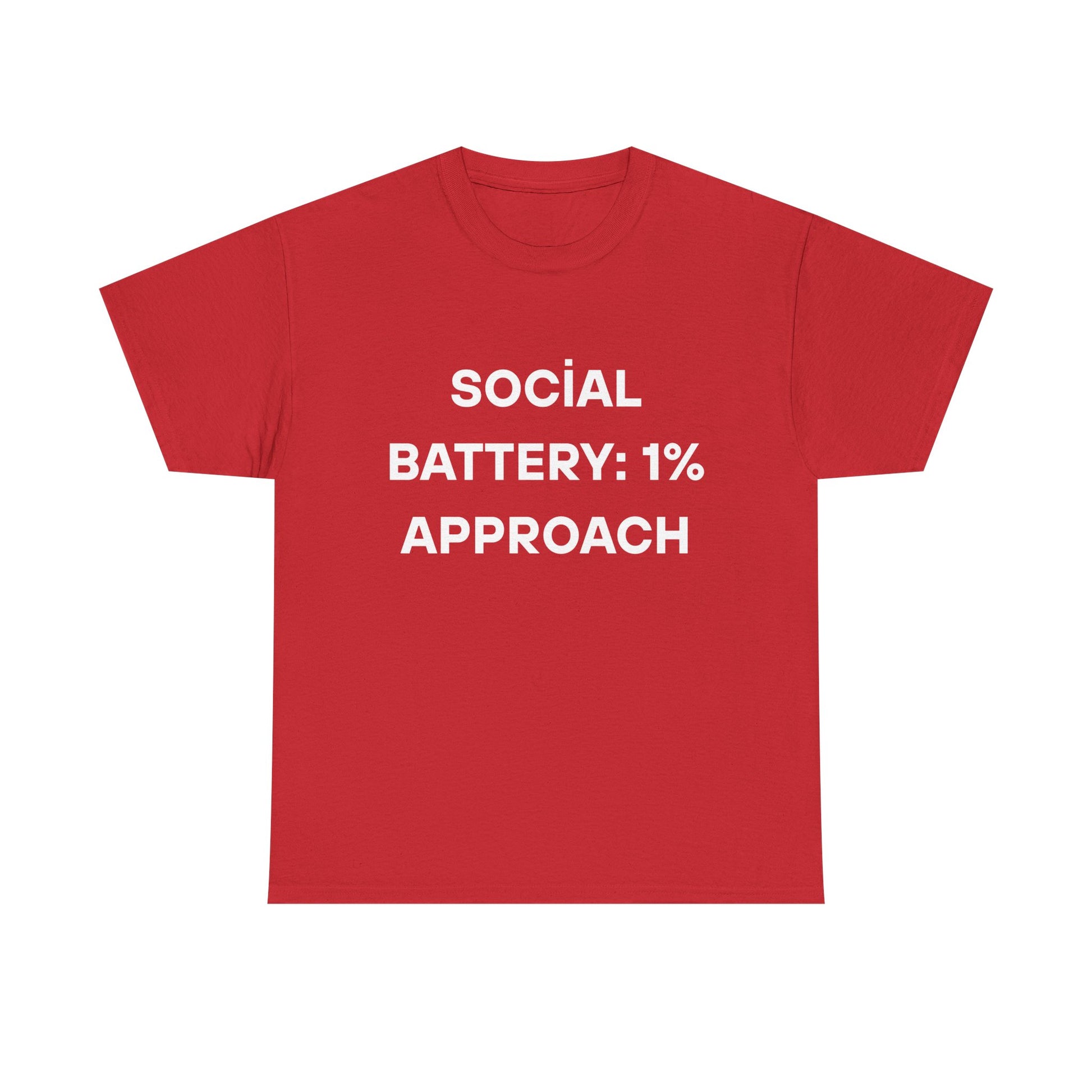Social Battery: 1% Approach Tee