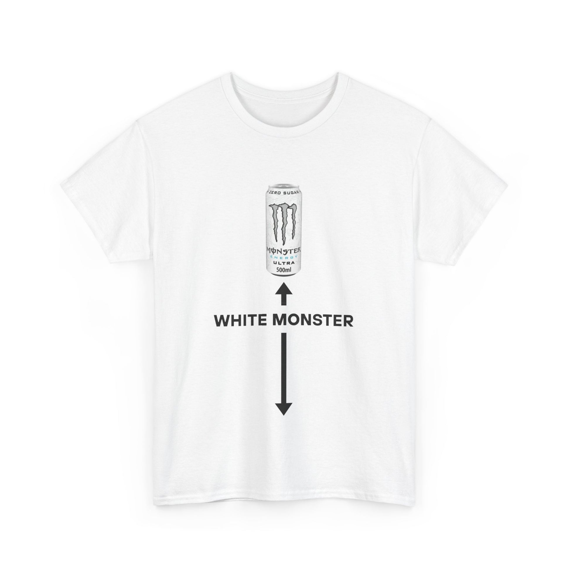 White Monster Tee