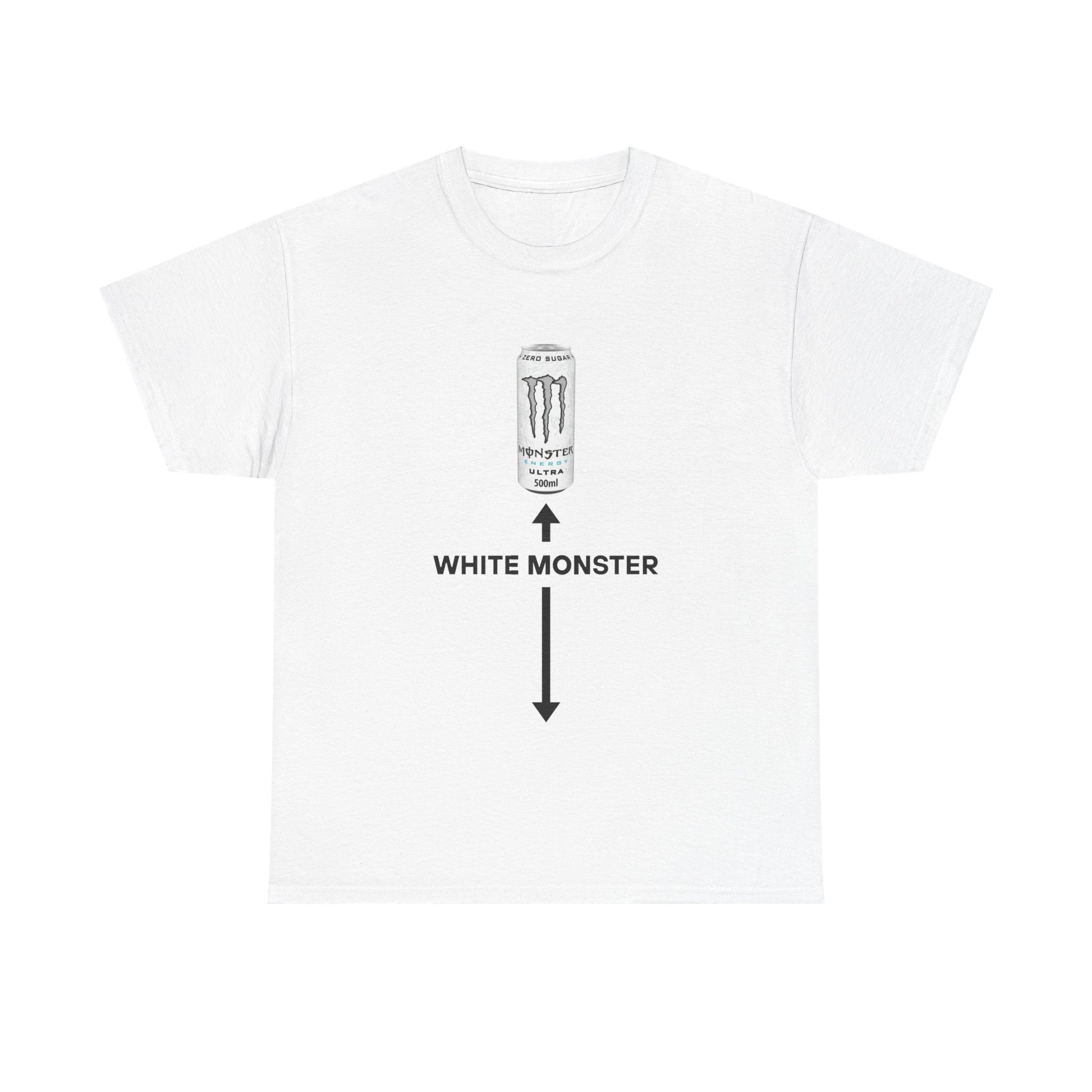 White Monster Tee