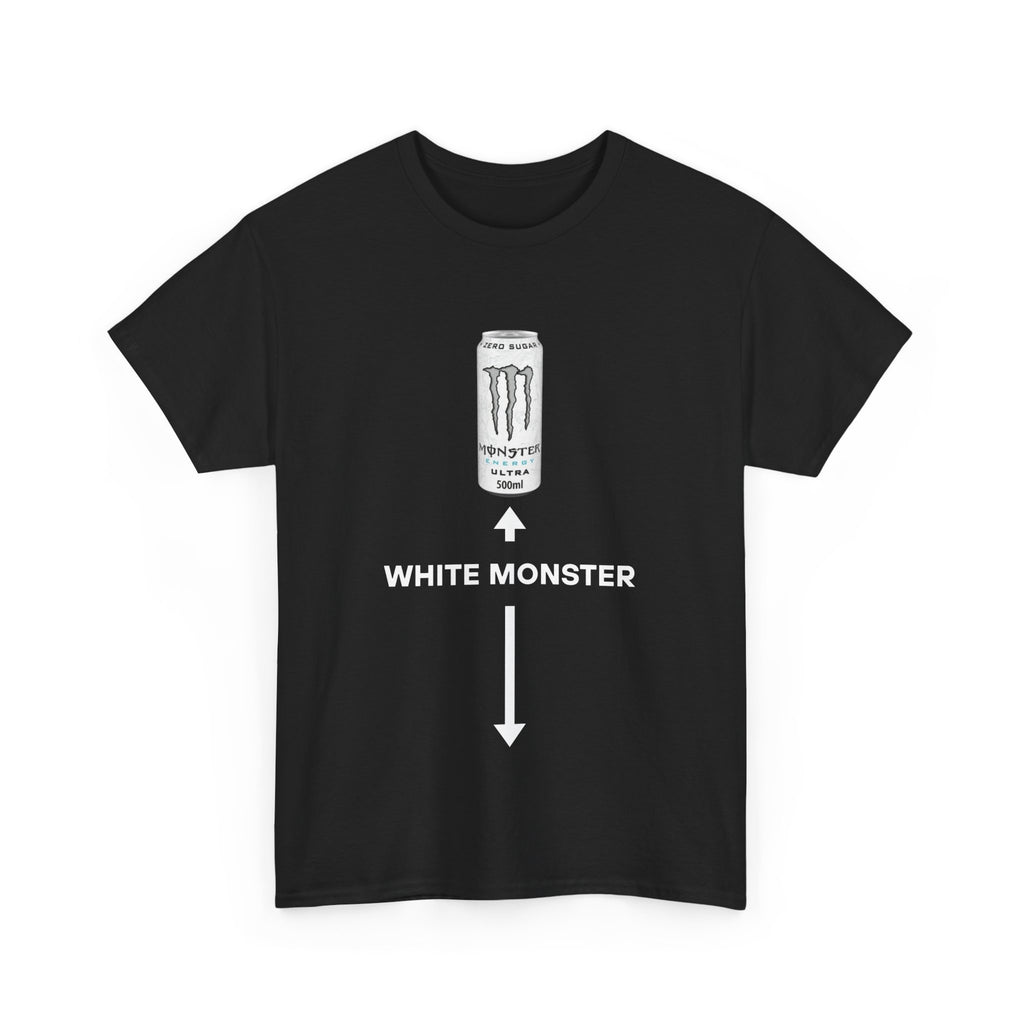 White Monster Tee