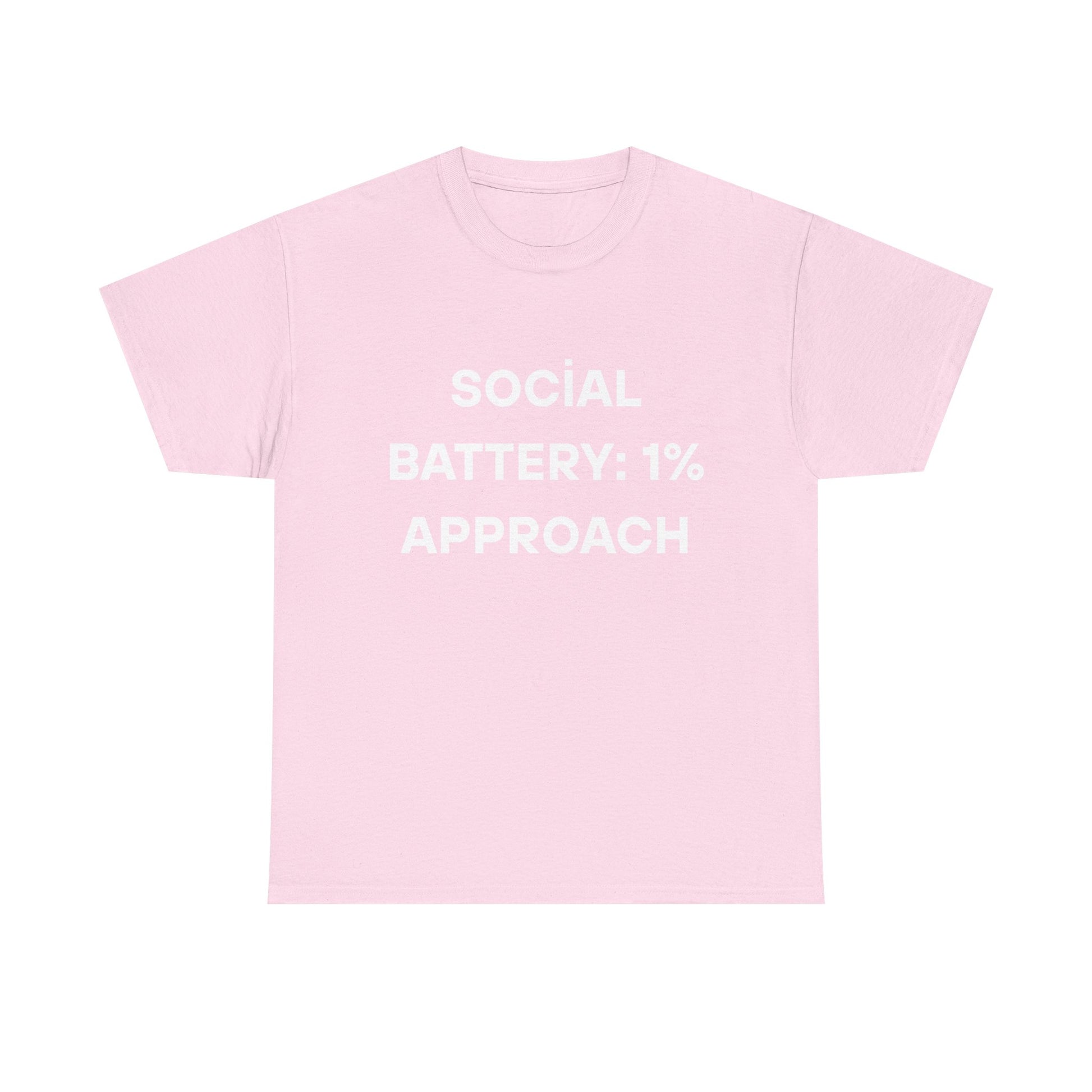 Social Battery: 1% Approach Tee