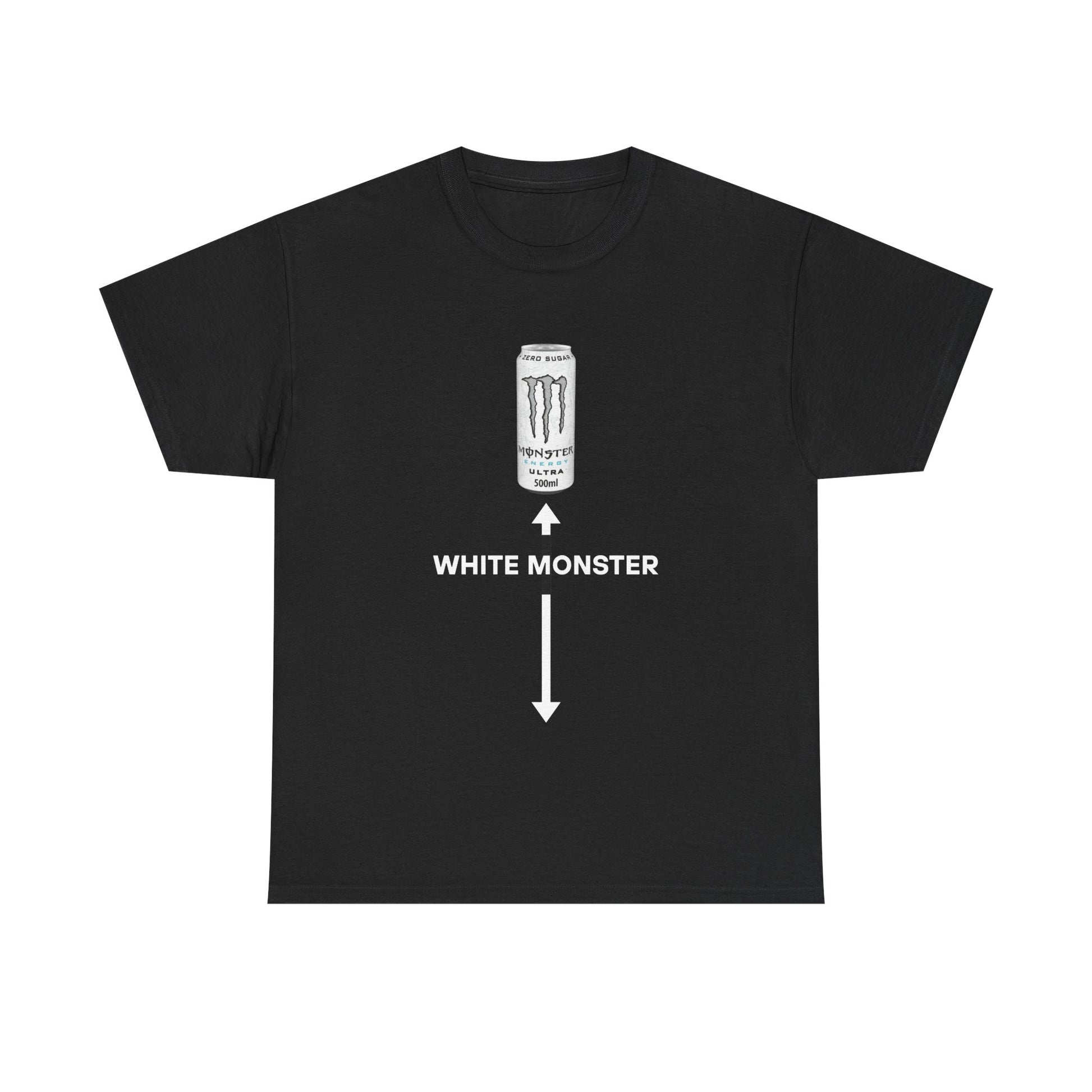 White Monster Tee